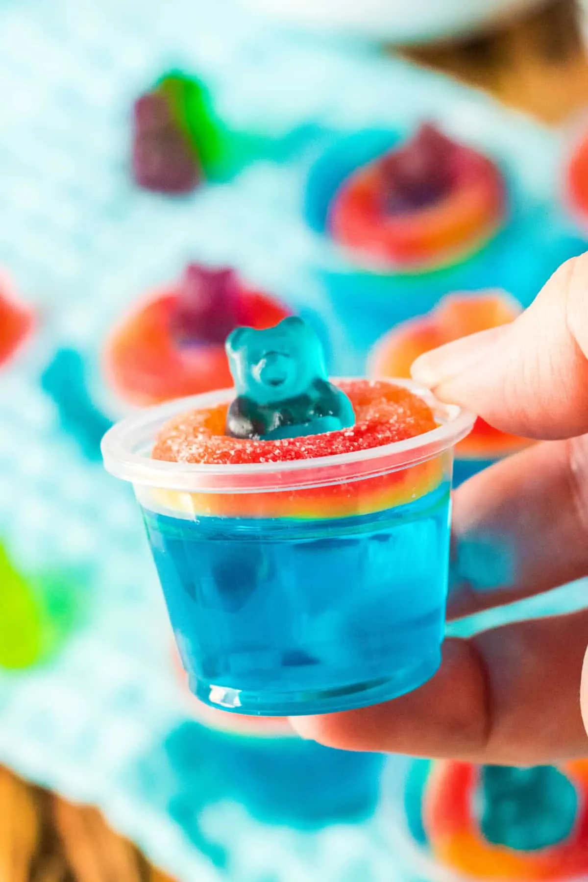 Pool Party Jell-O Shots