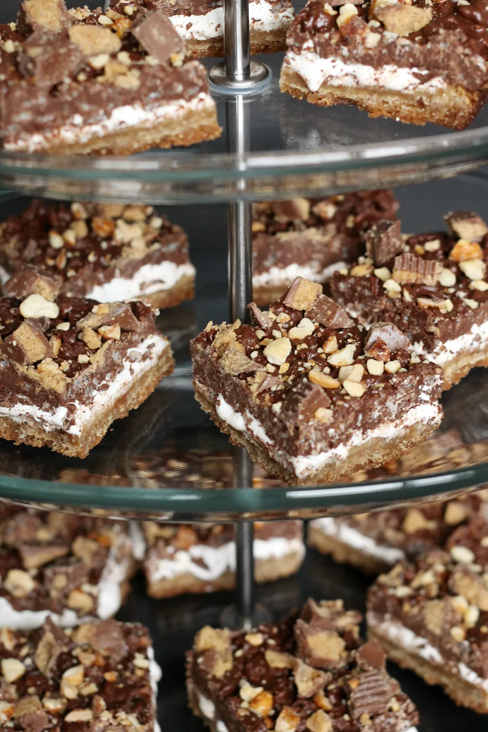 REESE Spreads Peanut Butter Chocolate Shortbread S'Mores Bars