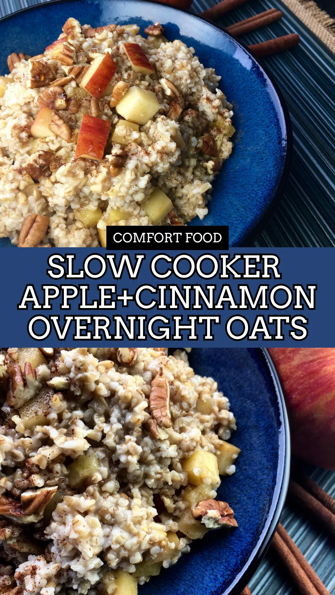 Busy mornings? Same. That’s why I love this overnight slow cooker oatmeal—it practically makes itself while you sleep and fills your kitchen with the dreamy scent of baked apples and cinnamon. It’s like waking up to apple pie... but healthy, filling, and totally breakfast-approved.