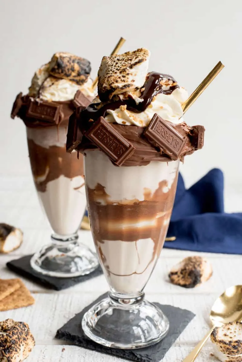 Extreme S'mores Freakshakes Milkshakes Recipe