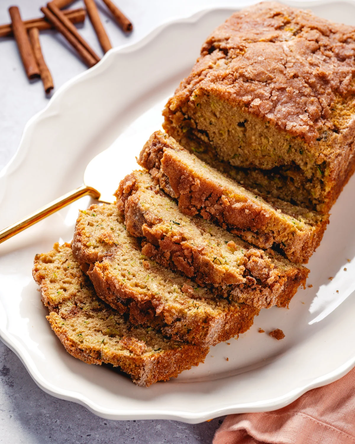 Snickerdoodle Zucchini Bread