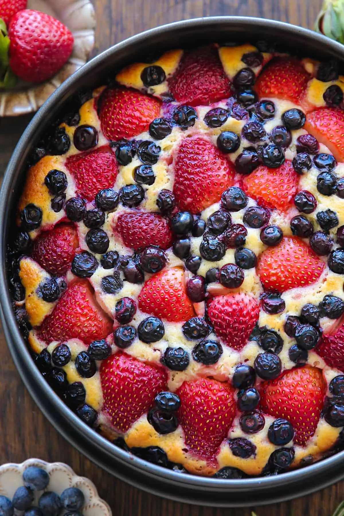 Strawberry Blueberry Cake