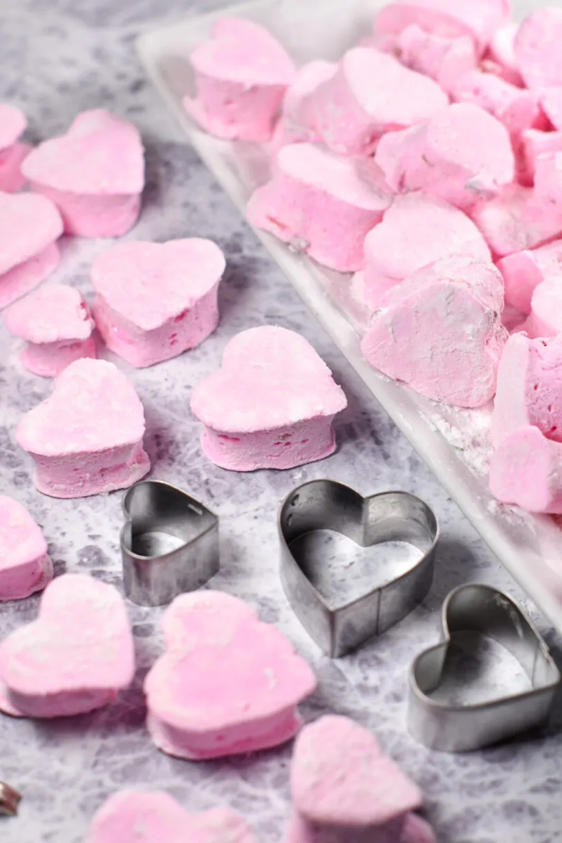 Strawberry Marshmallow Hearts