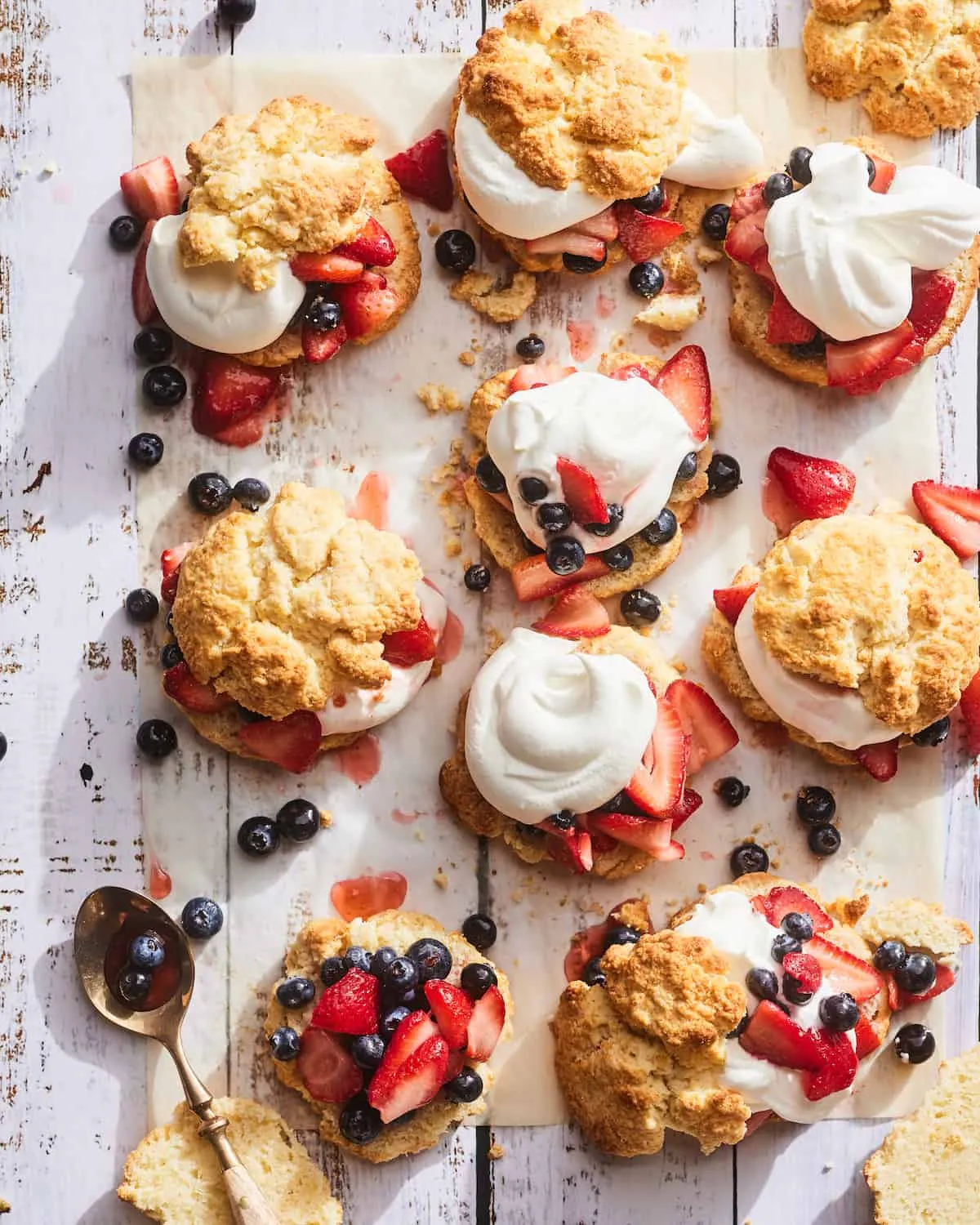 Strawberry Shortcake With Blueberries - What's Gaby Cooking