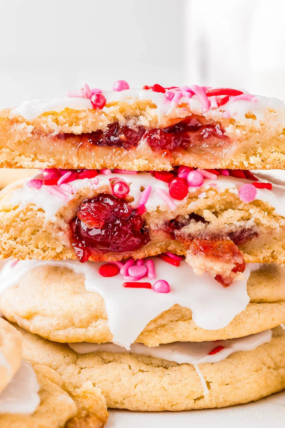 Stuffed Cherry Pie Cookies