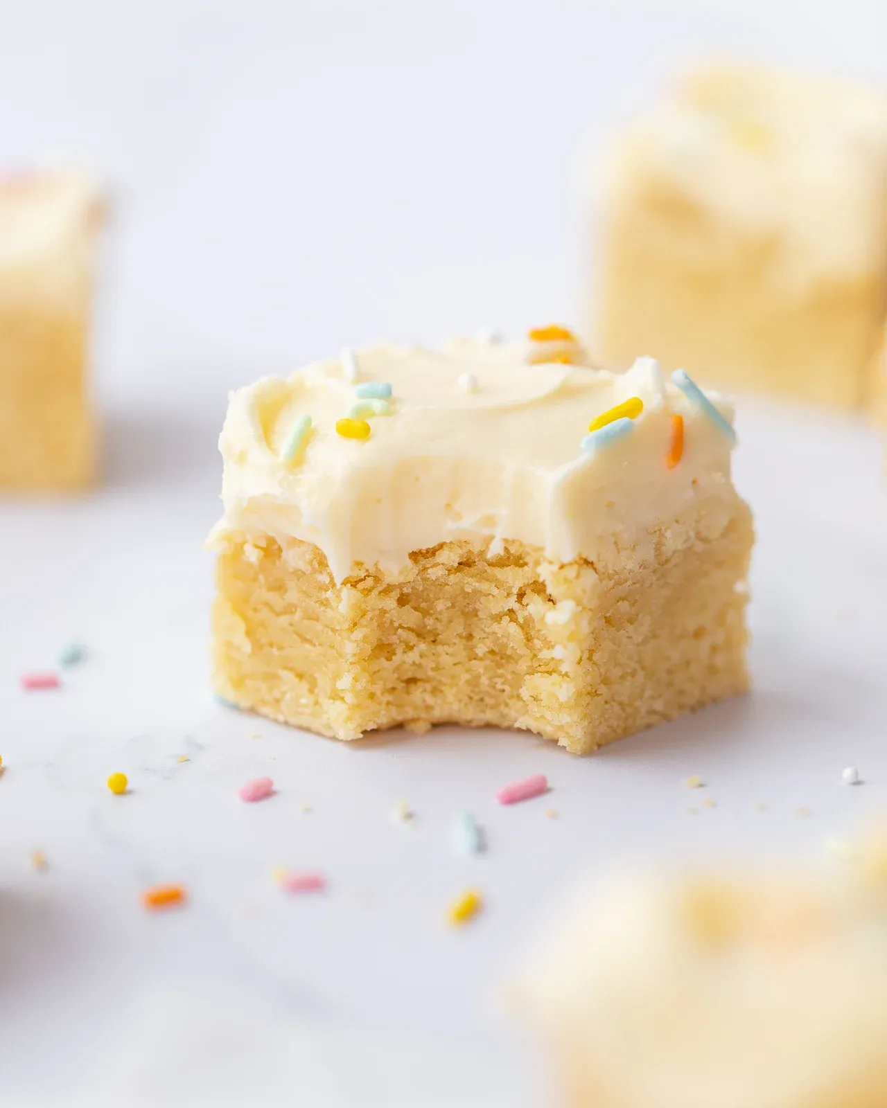 Sugar Cookie Bars with Cream Cheese frosting 