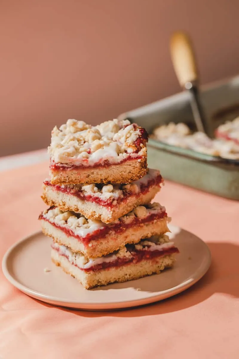 Vegan Strawberry Cookie Bars