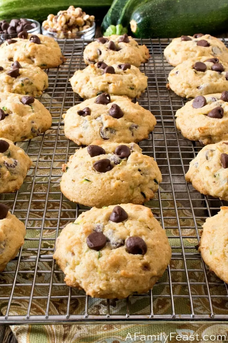 Zucchini Chocolate Chip Cookies