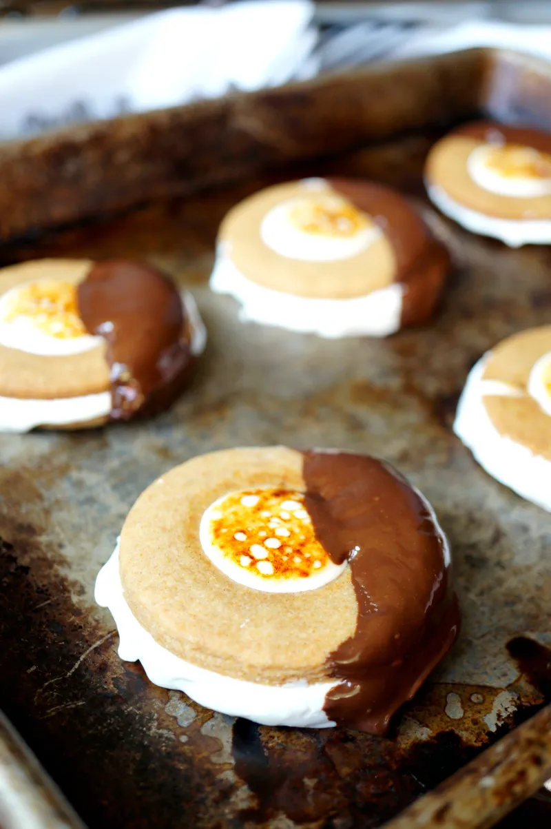 Cut Out S'mores Sandwich Cookies