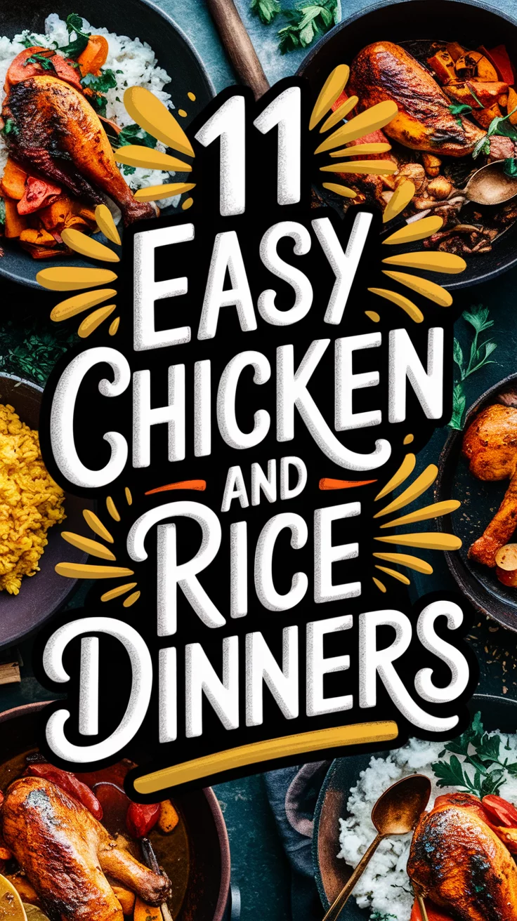 Busy nights call for easy meals, and what’s easier (or more satisfying) than chicken and rice? It’s one of those classic pairings that works in so many different ways—stir-fried, baked, slow-cooked, or simmered into a cozy soup. Whether you want something quick, creamy, cheesy, or packed with bold flavors, you’ll find a go-to recipe here. So forget the takeout, skip the stress, and let’s get dinner on the table without the fuss!