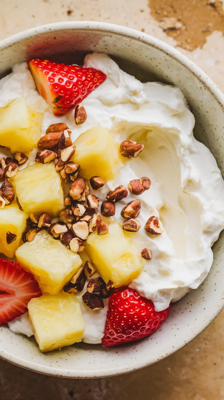 Cottage cheese and fruit make a tasty and healthy breakfast. Just top a bowl of cottage cheese with your favorite fruits for a quick start to your day. It's easy to customize, so you can switch it up whenever you want!