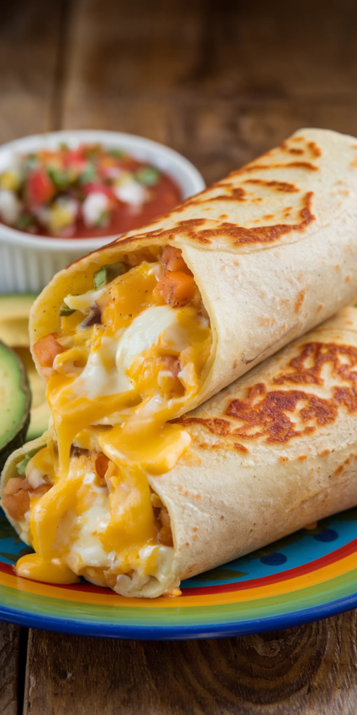 Start your day with these delicious breakfast burritos! 🌯🥔 Fluffy eggs, crispy potatoes, and gooey cheese wrapped in a warm tortilla—quick, easy, and so satisfying! 🧀✨ #BreakfastRecipes #BurritoLovers #EasyMeals

