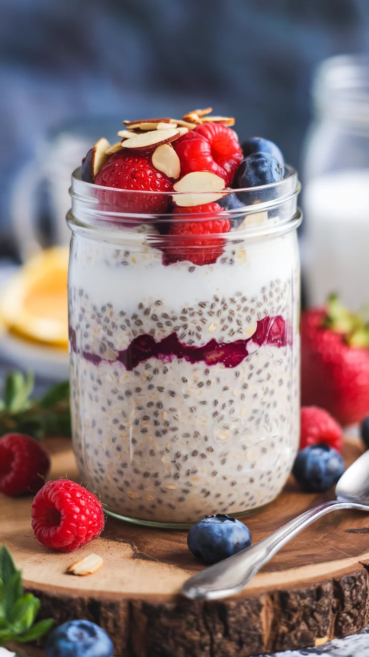 new to overnight oats? 🥄 Start here! From the perfect base recipe to flavor combos, this guide has it all. #EasyBreakfast #OvernightOats