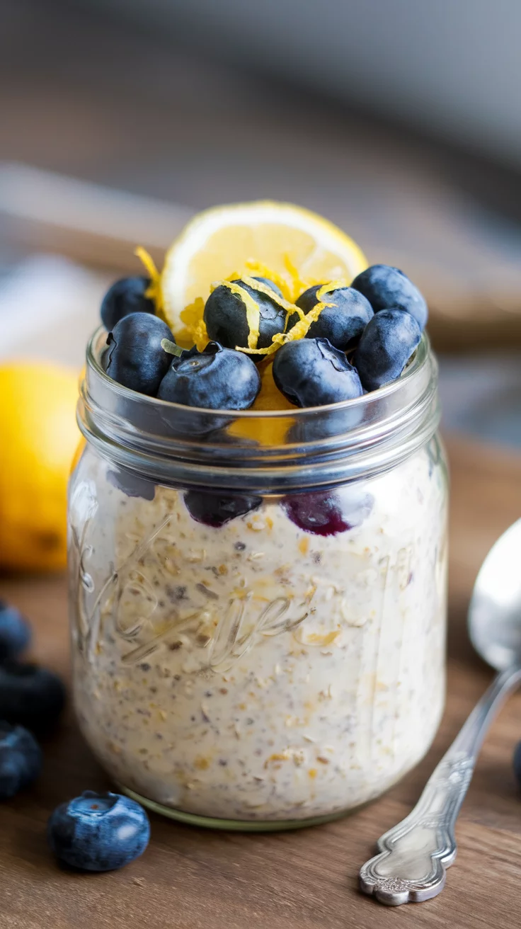 Bored of plain oats? 🫐🍫 Check out these 5 mouthwatering overnight oats flavors for a breakfast upgrade! #BreakfastIdeas #MealPrep