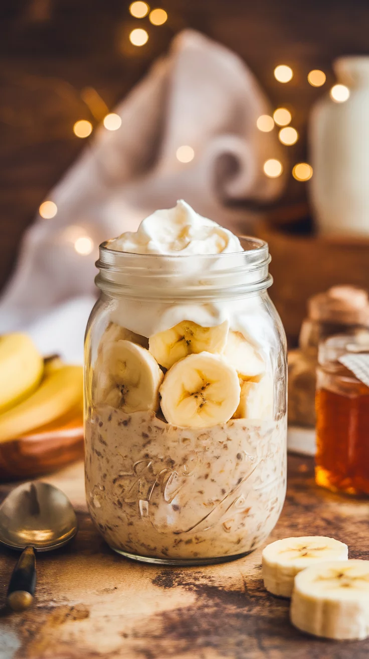 If you're craving something sweet and wholesome, Banana Cream Pie Overnight Oats are the way to go. This recipe combines creamy oats with fresh bananas and a touch of vanilla, giving you a delightful breakfast treat. For the full recipe, check out this link!