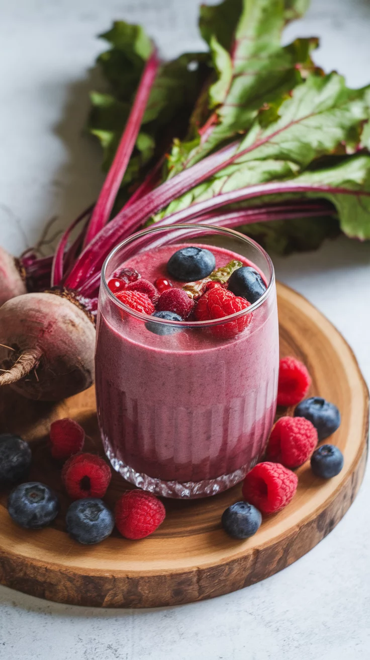 This Berry Beet Boost Smoothie is a perfect way to kickstart your day. Packed with vibrant berries and earthy beetroot, it’s delicious and super nutritious. Blend it up for a refreshing breakfast that will keep you energized!