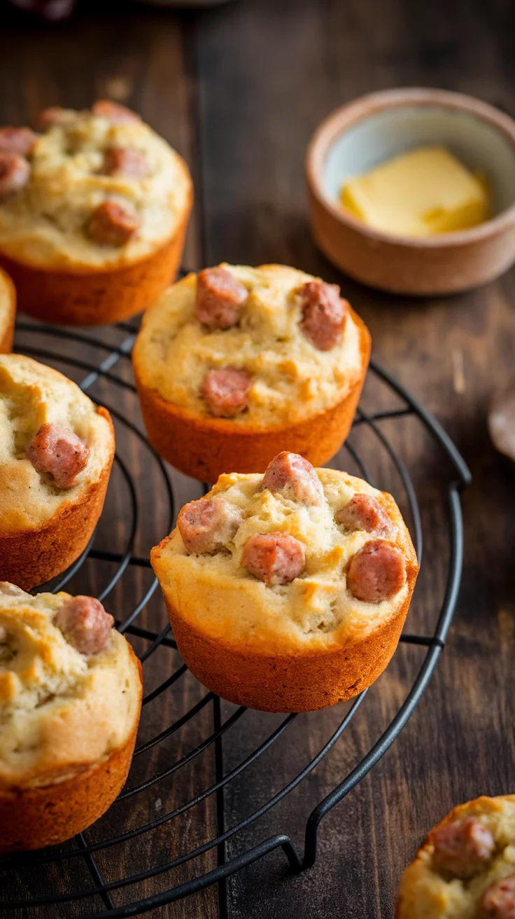 These Bisquick sausage muffins are a tasty and easy breakfast option. They’re fluffy, savory, and packed with flavorful sausage bits that everyone will love. To try making them yourself, check out this simple recipe!