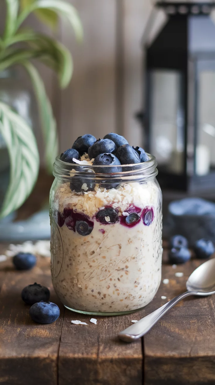 Blueberry Coconut Overnight Oats are a delicious way to start your day. The sweet blueberries pair perfectly with creamy coconut, making it a tasty treat. Check out this fantastic recipe for a quick and healthy breakfast that you can prepare in advance by visiting Blueberry Coconut Overnight Oats Recipe.