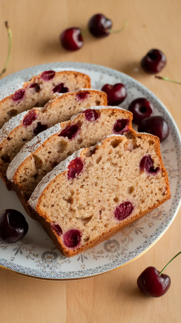 Cherry banana bread is a delightful twist on the classic recipe. The sweetness of ripe bananas pairs perfectly with juicy cherries, creating a moist and flavorful loaf. Enjoy it warm with a sprinkle of powdered sugar for an extra treat!