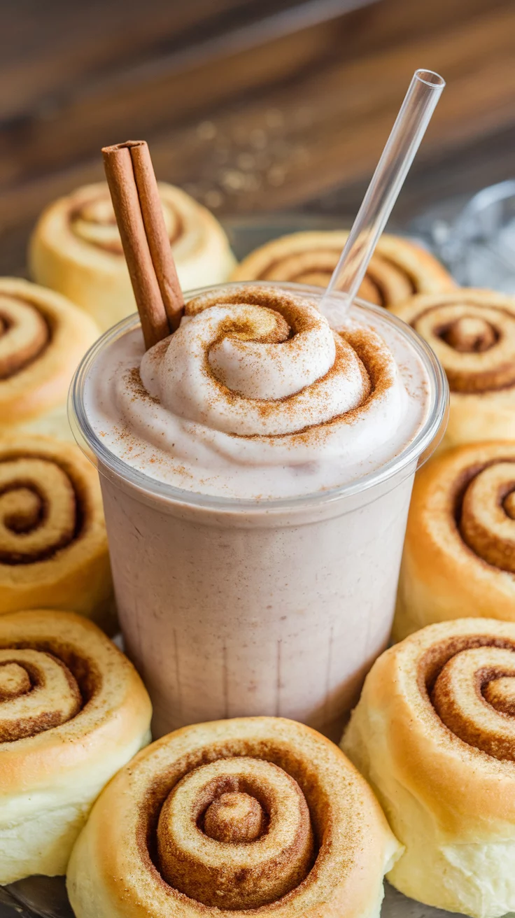 This Cinnamon Roll Smoothie is a fun way to enjoy a classic treat for breakfast. It combines creamy yogurt, bananas, and a sprinkle of cinnamon to capture that iconic cinnamon roll flavor. You’ll love how easy it is to whip up and enjoy on the go!