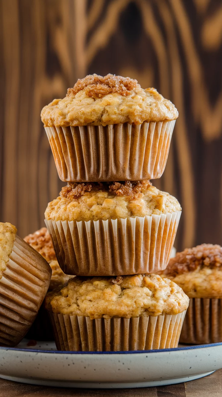 These Maple Brown Sugar Oatmeal Muffins are a warm and cozy treat for any morning. Their sweet and hearty flavor makes them perfect for breakfast or a snack. You can find the full recipe here and whip up a batch today!