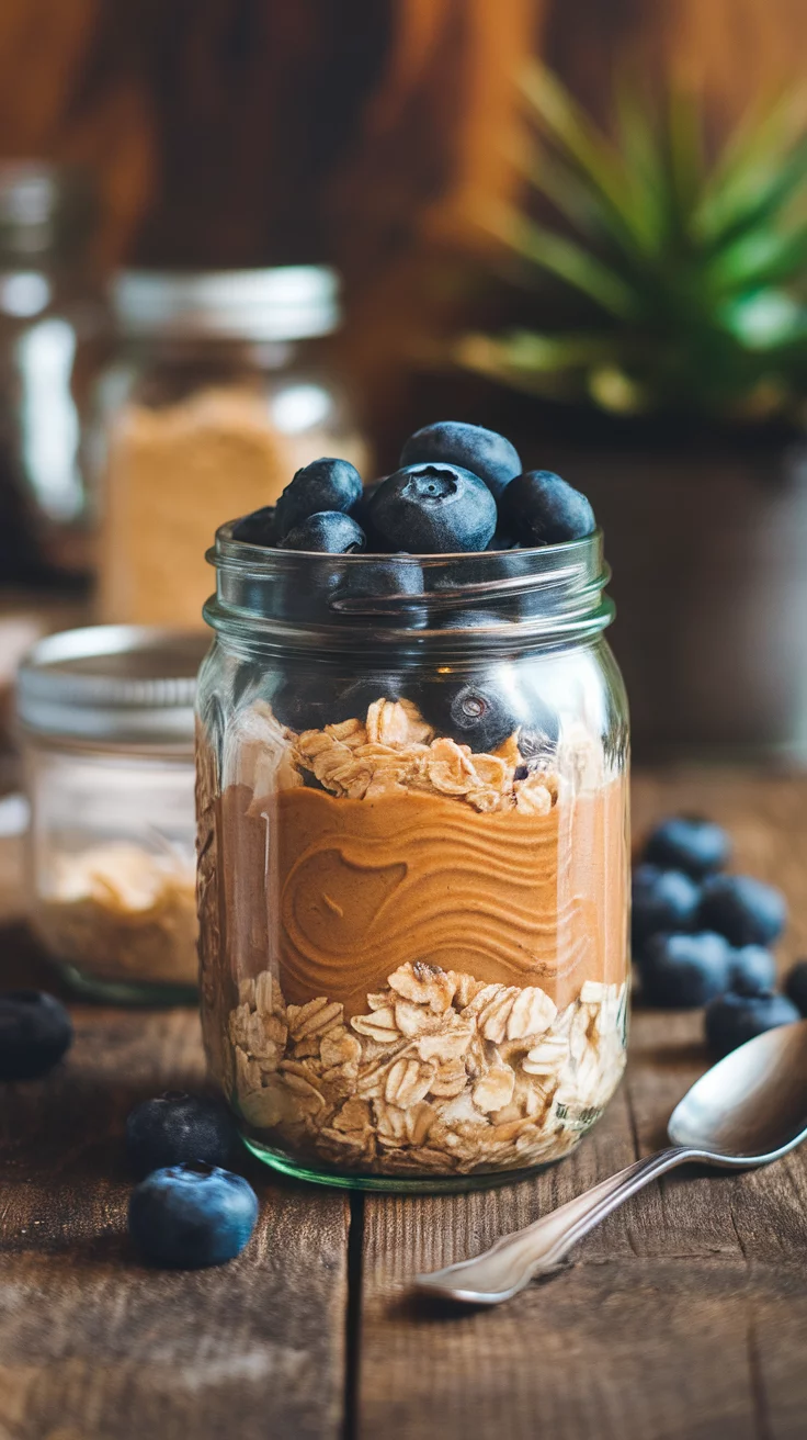 Start your day with a delicious mix of flavors in these peanut butter blueberry overnight oats. The creamy peanut butter pairs perfectly with the sweet blueberries, making it a tasty and satisfying breakfast. Check out this easy recipe for Peanut Butter Blueberry Overnight Oats and enjoy a yummy start to your morning!