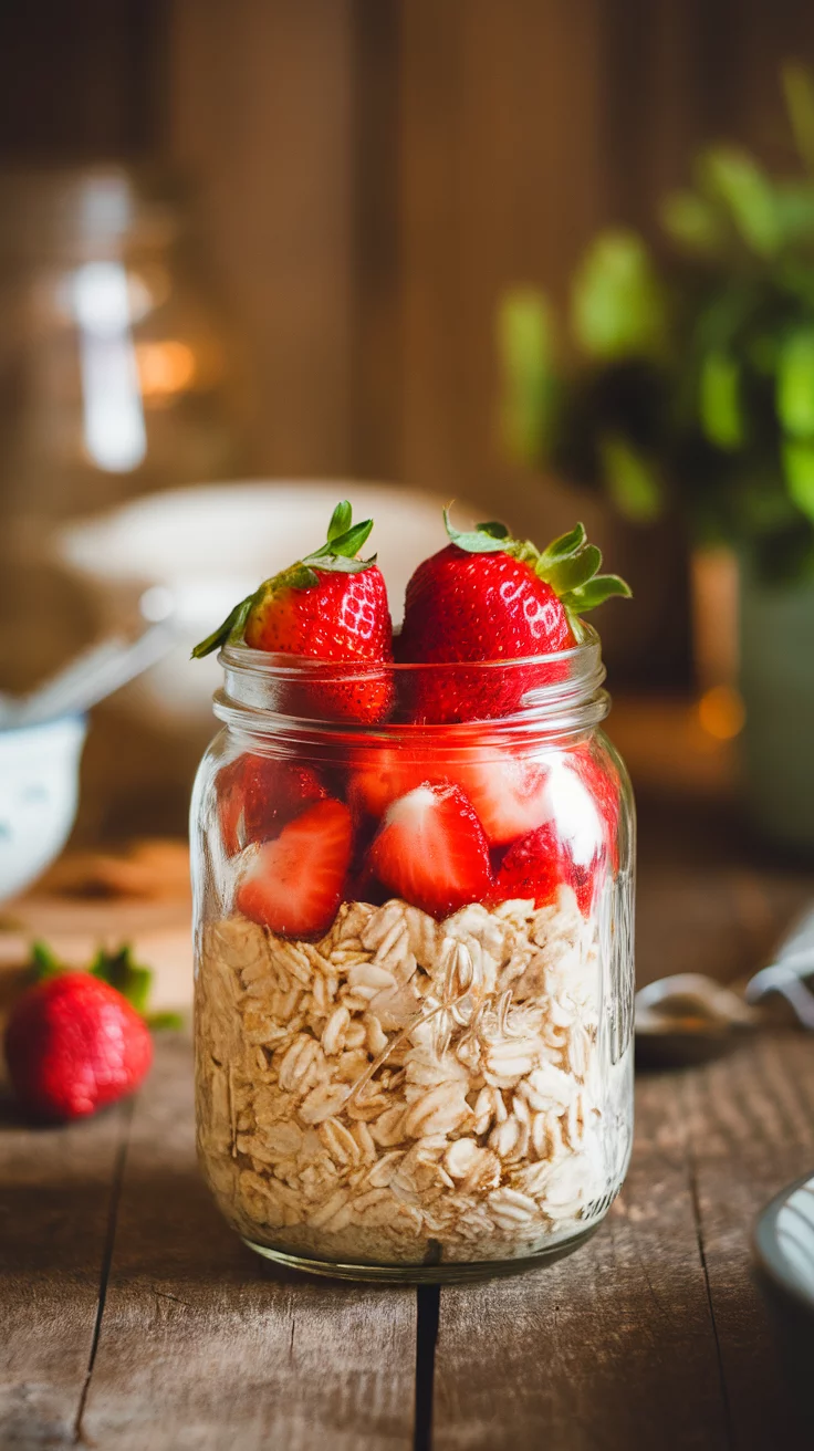 Looking for a tasty breakfast? Strawberry vanilla overnight oats are a simple and delightful way to start your day. Check out this scrumptious recipe that combines fresh strawberries with creamy oats for a perfect morning treat!