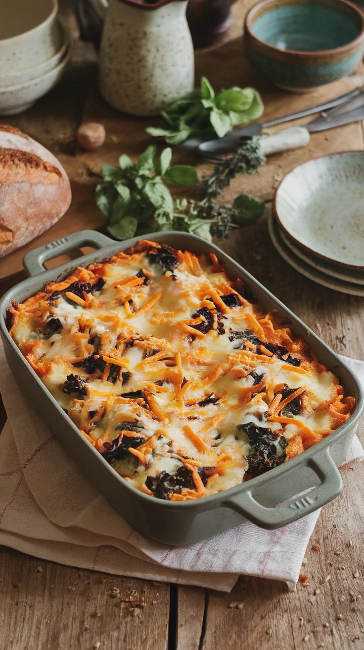 This Sweet Potato and Kale Breakfast Casserole is a tasty way to kickstart your day. Packed with nutritious veggies and gooey cheese, it’s comforting and filling. Perfect for meal prep, you can enjoy it all week long!