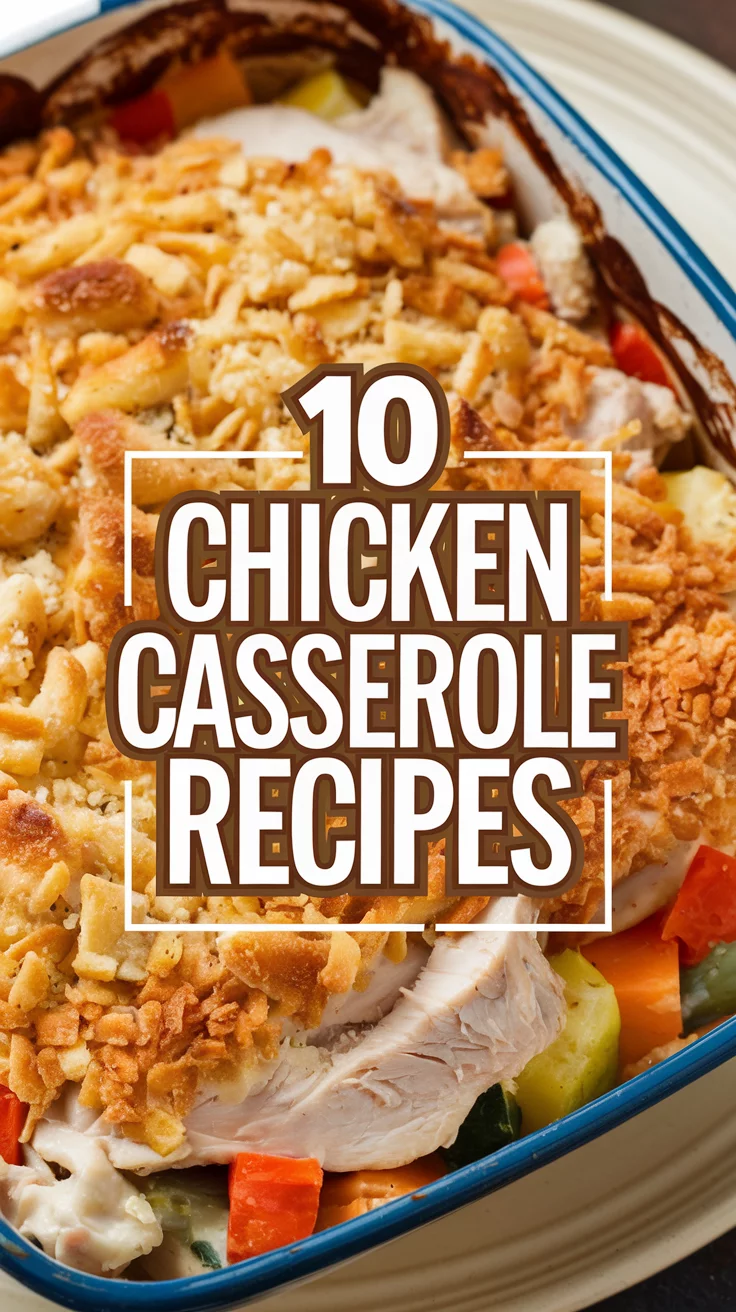 🔥🍗 Easy Chicken Casserole Recipes for Busy Moms 🥕🍲
Simplify dinnertime with these flavorful chicken casseroles! Packed with wholesome ingredients and easy to prep, they’re a lifesaver for hectic evenings. 🍅✨ #EasyDinners #ChickenCasseroles #ComfortFood #QuickMeals #DinnerInspiration