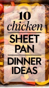 Busy nights call for effortless meals! These simple and flavorful chicken sheet pan recipes come together fast with minimal prep and cleanup—perfect for stress-free dinners. 🥦🔥 #SheetPanMeals #EasyDinners #ChickenRecipes #OnePanCooking #WeeknightMeals