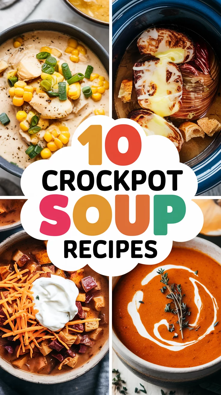 🔥🥕 Delicious Crockpot Soup Recipes for Every Occasion 🍲✨
From creamy potato to hearty lentil, these crockpot soups are perfect for meal prep or weeknight dinners. Minimal effort, maximum flavor! 🍅🥦 #CrockpotSoups #EasyCooking #ComfortFood #SoupRecipes #SlowCookerMeals