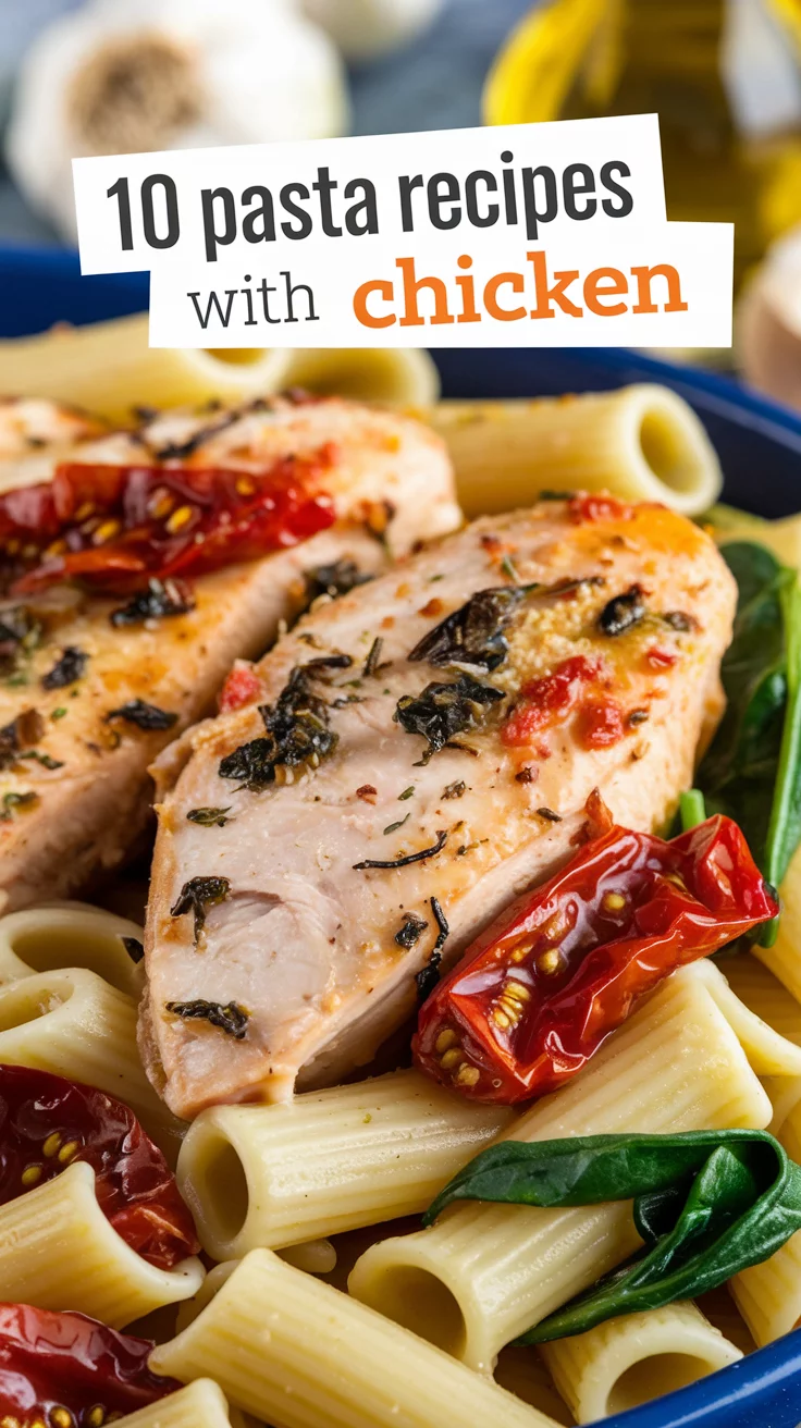 🔥🍗 Delicious Chicken Pasta Recipes for Every Occasion 🍅🍝 Level up your pasta game with these chicken recipes! Think hearty flavors, creamy sauces, and perfect pairings for every craving. 🌟✨ #ChickenPasta #EasyRecipes #ComfortFood #DinnerTime #PastaLovers