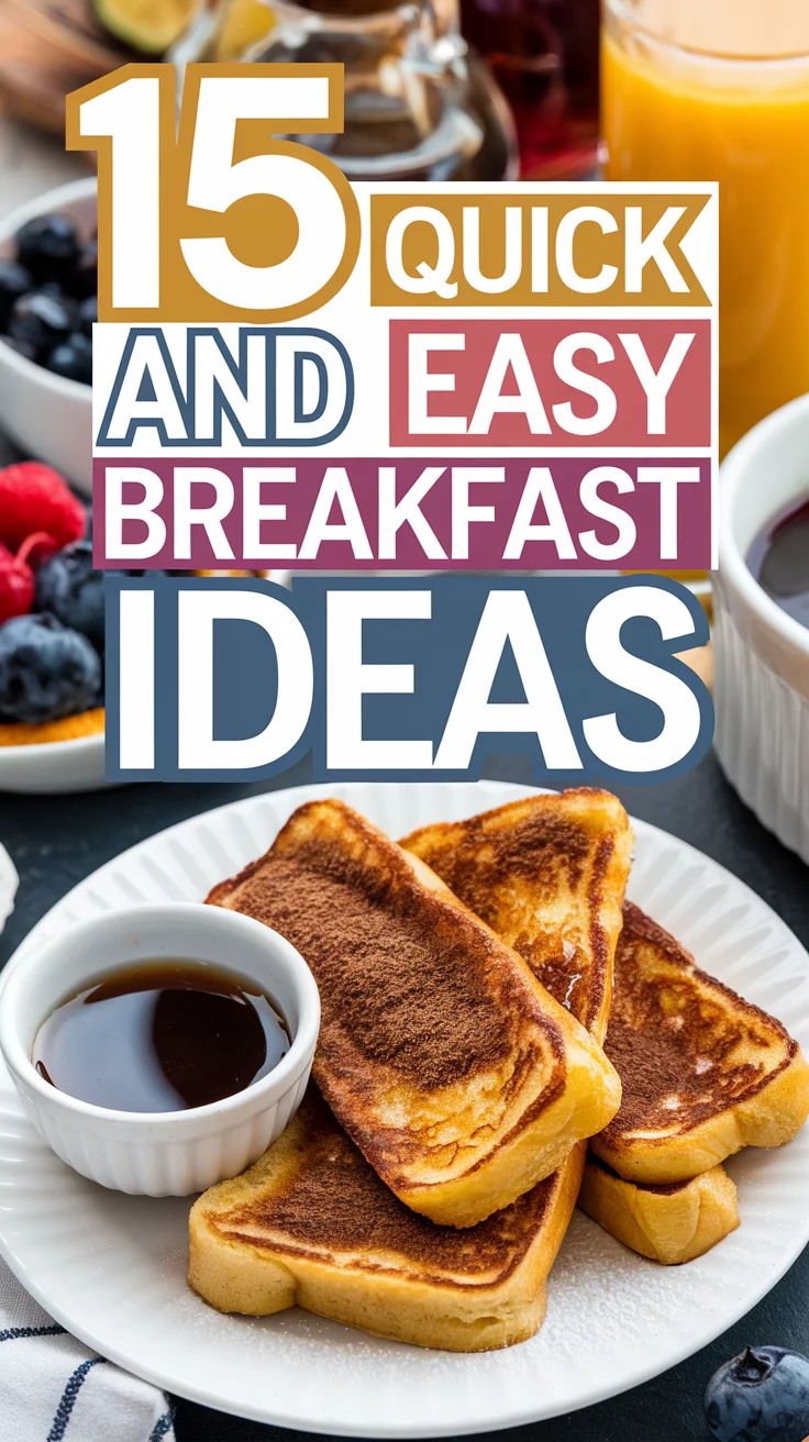 Quick Breakfast Recipes You’ll Actually Want to Make Every Morning 🌅🥯 Fuel your day with these super easy, minimal-ingredient breakfast ideas. Perfect for busy schedules and happy taste buds! 🥑❤️