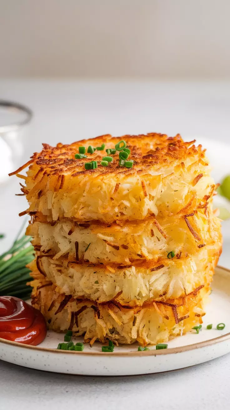 Air fryer hash browns are crispy, golden, and super easy to make! Just season your shredded potatoes and pop them in the air fryer for a delicious breakfast treat. Check out this recipe for perfect hash browns that will kickstart your day: Air Fryer Hash Browns.