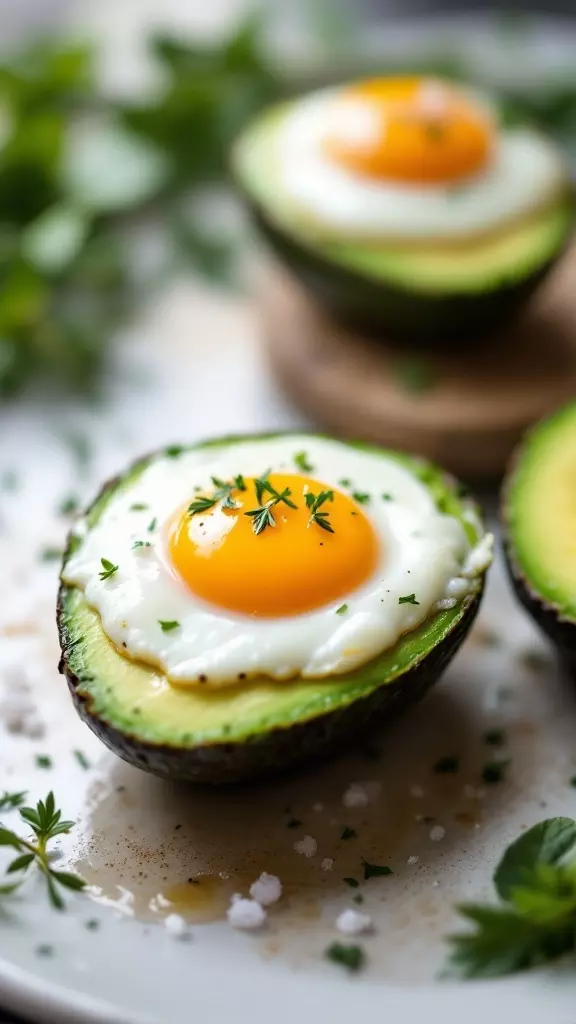 Start your day with a tasty avocado and egg dish that’s simple to make. Just bake an egg in a halved avocado and sprinkle with fresh thyme for a burst of flavor. Check out this delightful recipe here for a nutritious breakfast that everyone will love.