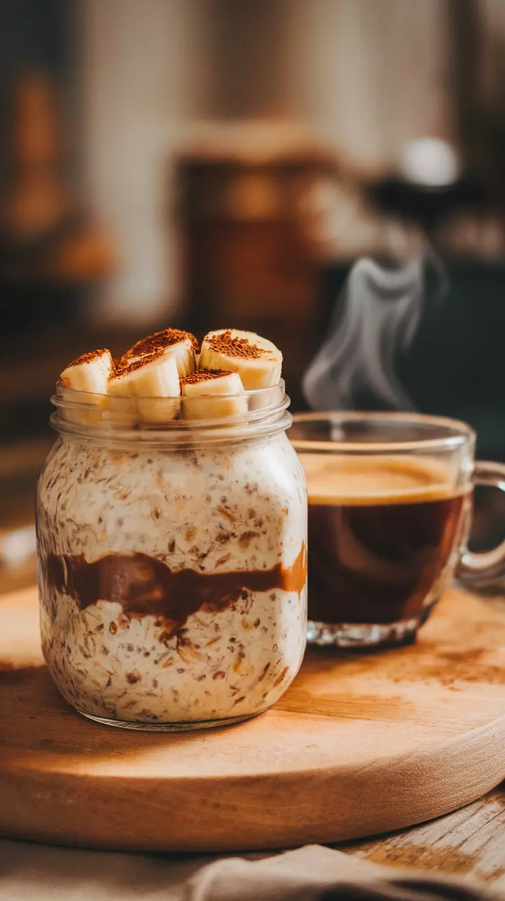 Start your day with a tasty twist on breakfast! These Banana Cappuccino Overnight Oats combine creamy oats with the rich flavor of coffee and sweet banana slices. It’s an easy way to fuel your morning and keep you satisfied!