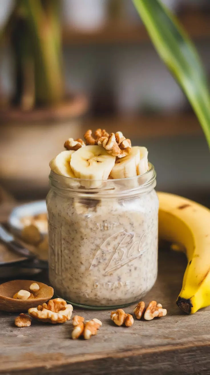 Banana nut overnight oats are a delicious and easy breakfast option to kickstart your day. The sweet bananas combined with crunchy walnuts create a perfect balance of flavor and texture. Check out this tasty recipe for a wholesome start!