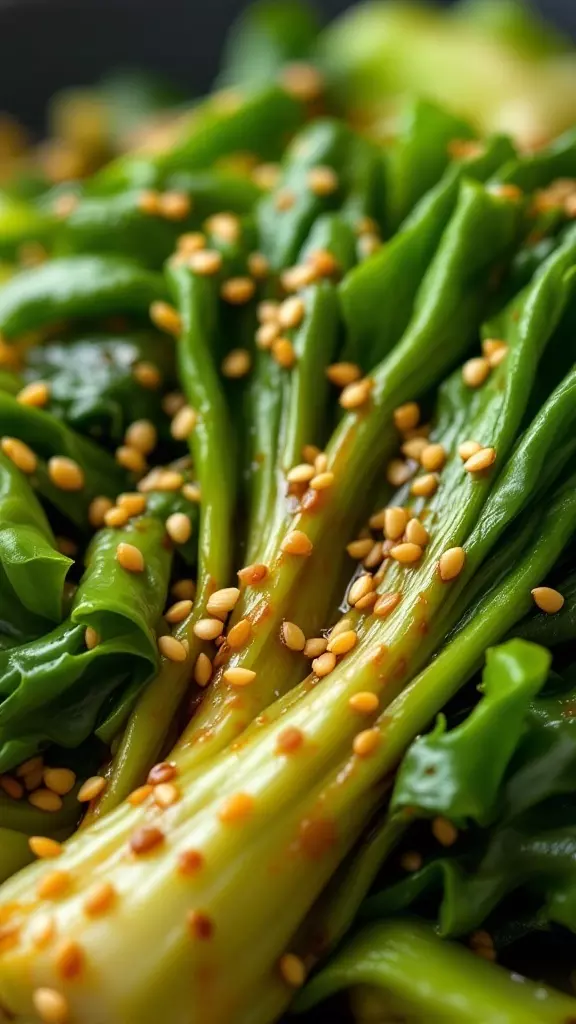 This bok choy recipe is simple and so tasty! Just sauté the bok choy with garlic and a splash of soy sauce for a quick side dish. It's a great way to enjoy winter greens and add color to your plate!