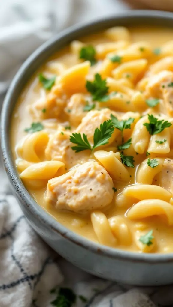 This Cheesy Chicken Orzo Soup is perfect for busy weeknights. With tender chicken, cozy orzo, and a creamy base, it brings comfort in every spoonful. You can try this super easy recipe today and enjoy a warm bowl that feels like a big hug!