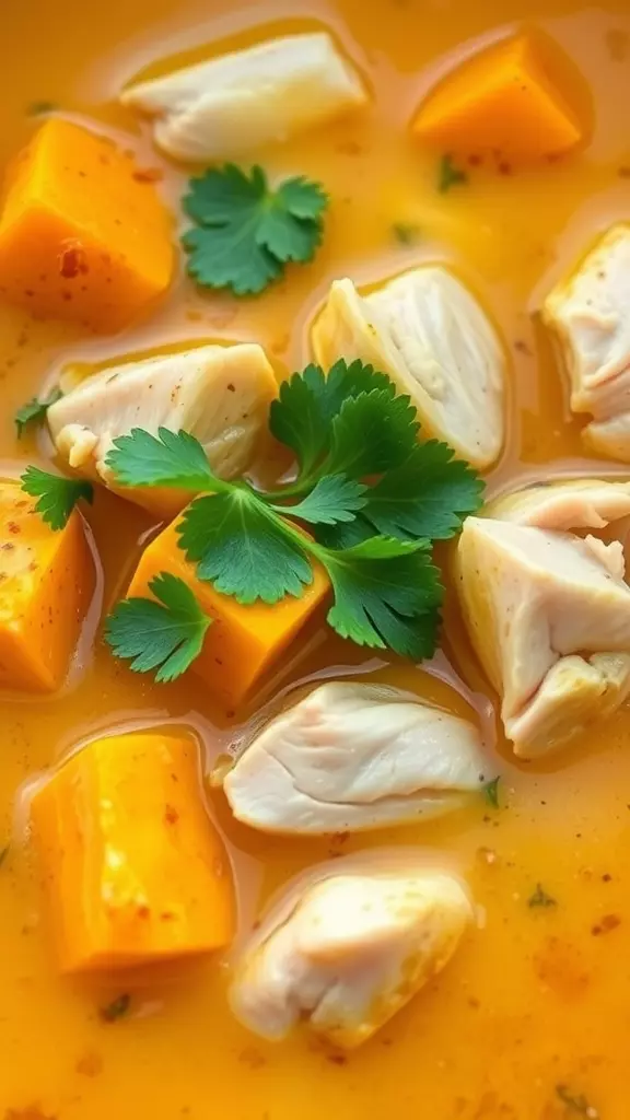 This chicken pumpkin soup is a cozy dish that's perfect for any season. It combines tender chicken with sweet pumpkin, creating a warming bowl of goodness. Check out this recipe for chicken pumpkin soup and enjoy a delightful meal!