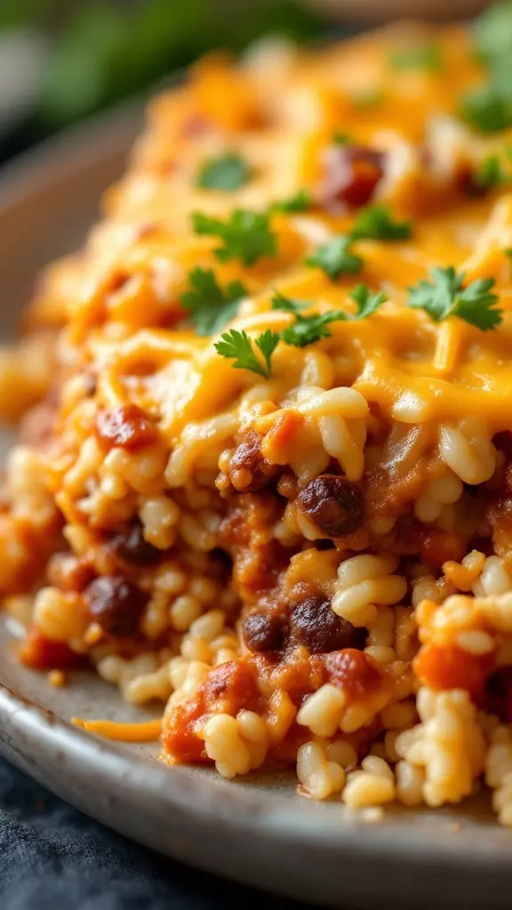 This Chili and Rice Casserole is a cozy dish that brings warmth to any meal. Packed with flavor and easy to make, it's perfect for those busy weeknights. Serve it up with some fresh toppings for a simple yet satisfying dinner!