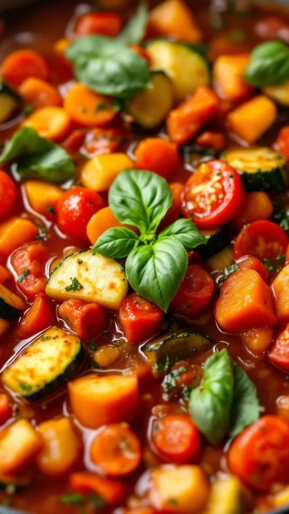 This Chunky Italian Vegetable Soup is a warm bowl of goodness that’s perfect for any day. Packed with fresh veggies like tomatoes, carrots, and zucchini, it’s easy to make and full of flavor. You can find the full recipe here for a cozy meal that everyone will love.