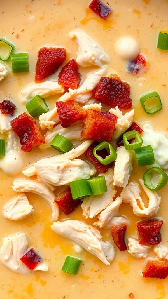 Crack Chicken Soup is a warm hug in a bowl. With tender shredded chicken, crispy bacon, and a creamy, cheesy broth, it’s comfort food at its finest. You can follow this delicious recipe to whip up a batch that will have everyone coming back for more: Crack Chicken Soup Recipe.