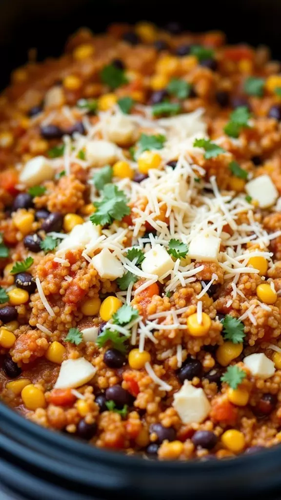 This Crockpot Mexican Casserole is a winner for busy weeknights. Just toss in your ground beef, beans, corn, and spices, then let the slow cooker do the work. Check out the full recipe for a delicious meal your family will love! Crockpot Mexican Casserole