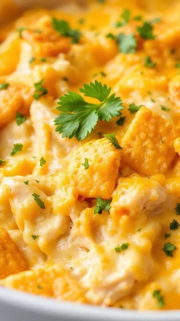 This Ritz Chicken Casserole is a go-to for busy weeknights. It’s creamy, cheesy, and topped with crunchy Ritz crackers, making it a hit with the kids. Check out the full recipe here!