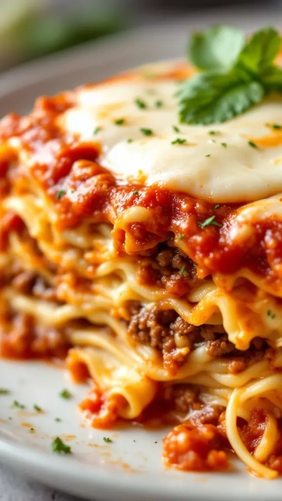 This easy cabbage lasagna is a fantastic way to enjoy a classic dish with a twist. Layers of savory ground beef and rich tomato sauce come together with tender cabbage for a cozy meal. Check out the full recipe for easy cabbage lasagna that your family will love!