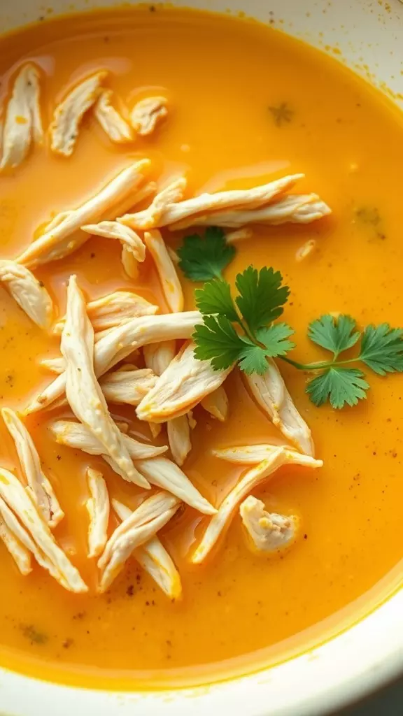 This Golden Glow Soup is a vibrant dish that warms the heart. Made with tender chicken and a rich, golden broth, it’s perfect for cozy nights in. Check out the full recipe for this delightful soup here!