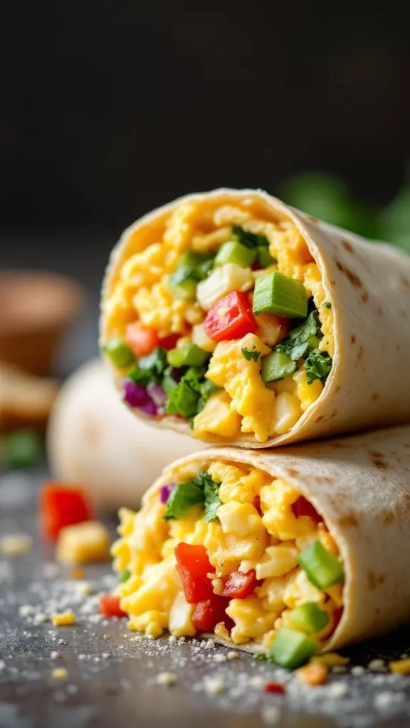 Healthy freezer breakfast burritos are a simple and tasty way to kickstart your morning. Packed with eggs, veggies, and cheese, they’re easy to prepare in advance and pop in the microwave when you're ready to eat. Check out this delicious recipe for Healthy Freezer Breakfast Burritos for a quick breakfast solution!