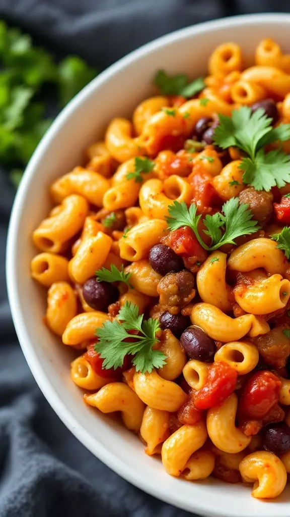 Get ready for a cozy meal with this Instant Pot Healthy Veggie Chili Mac! It's a tasty mix of pasta, beans, and veggies, all cooked in one pot for easy clean-up. For the full recipe, check out this link and whip up a comforting dish tonight!