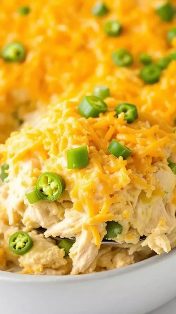 If you're looking for a cozy dish, this Jalapeño Popper Chicken Casserole is a must-try! It's creamy, cheesy, and packs a little kick from the jalapeños. Check out the full recipe here to whip up this delicious meal at home.